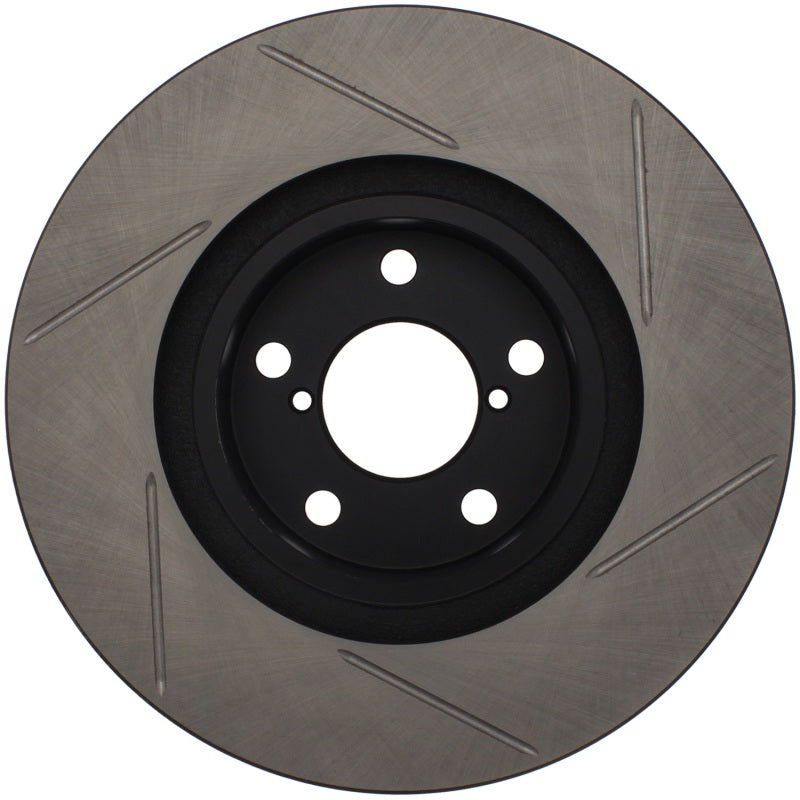 StopTech Power Slot 00-05 Legacy / 7/98-08 Impreza Front Right SportStop Slotted Rotor-Brake Rotors - Slotted-Grocery Getter Performance