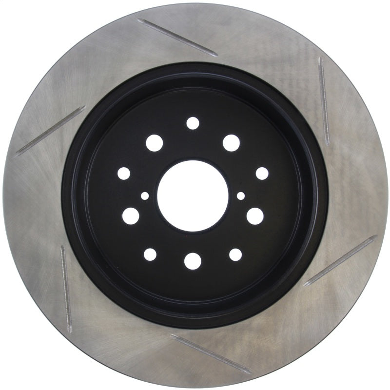 StopTech Power Slot 00-05 Lexus IS300 Rear Right SportStop Slotted Rotor-Brake Rotors - Slotted-Grocery Getter Performance