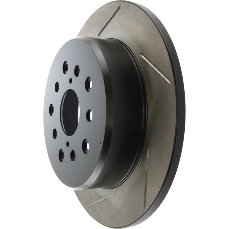 StopTech Power Slot 00-05 Lexus IS300 Rear Right SportStop Slotted Rotor-Brake Rotors - Slotted-Grocery Getter Performance