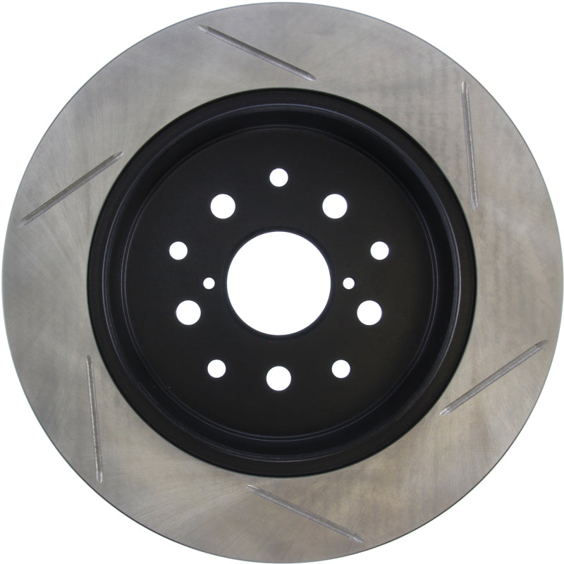 StopTech Power Slot 00-05 Lexus IS300 Rear Right SportStop Slotted Rotor-Brake Rotors - Slotted-Grocery Getter Performance