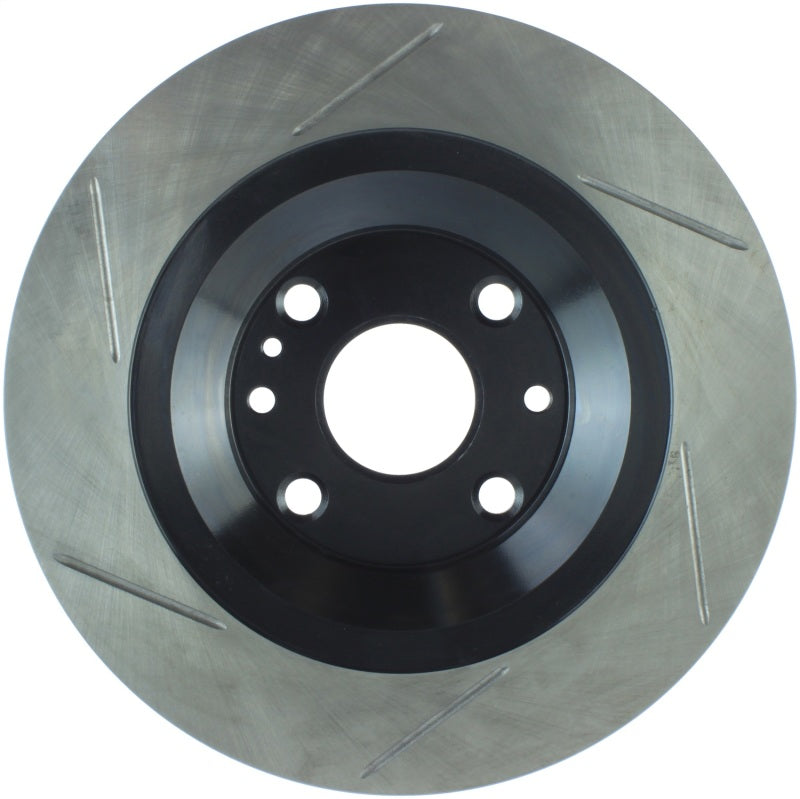 StopTech Power Slot 01-05 Mazda Miata Sport Suspension/Turbo SportStop Slotted Rear Left Rotor-Brake Rotors - Slotted-Grocery Getter Performance