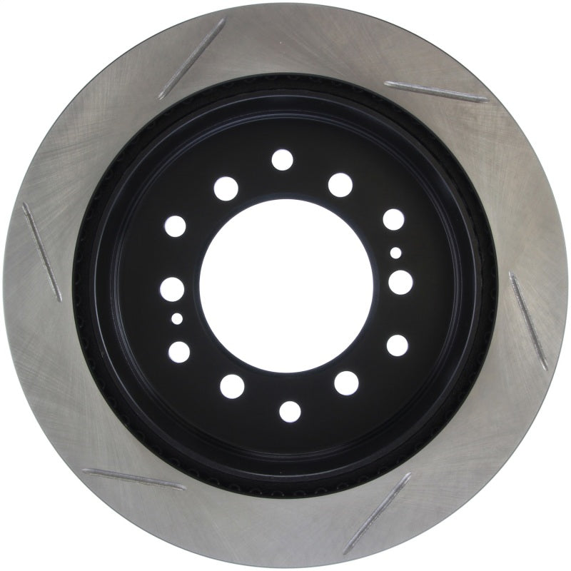 StopTech Power Slot 01-07 Toyota Sequoia/03-09 4 Runner / 03-09 Lexus GX470 Slotted Left Rear Rotor-Brake Rotors - Slotted-Grocery Getter Performance