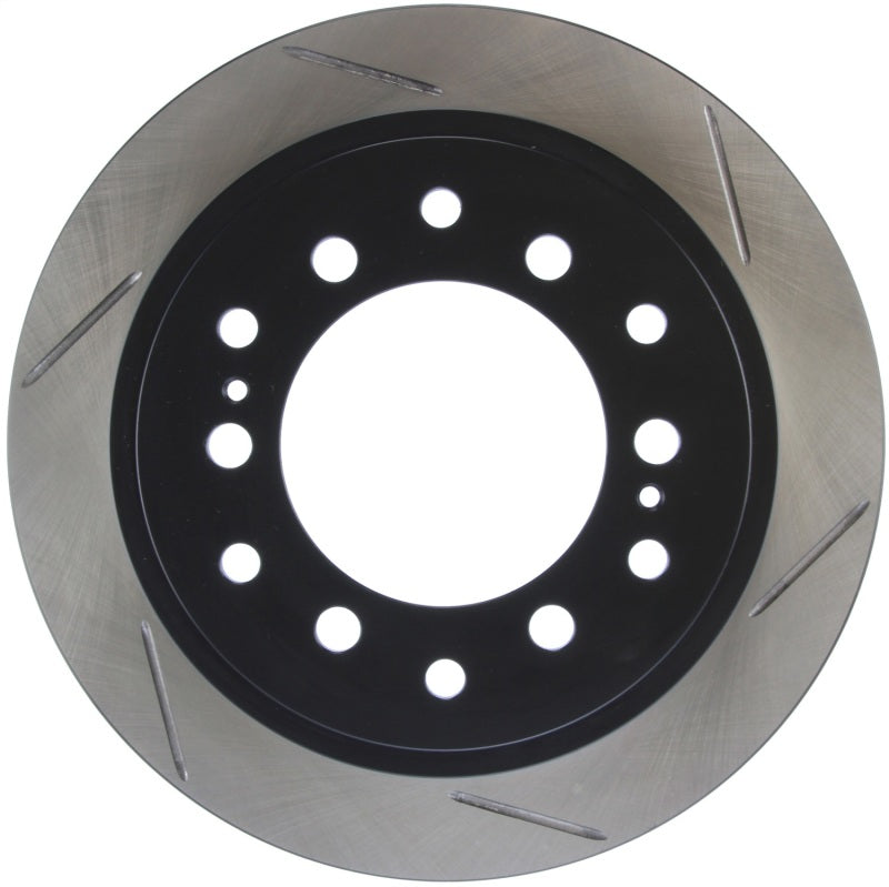 StopTech Power Slot 01-07 Toyota Sequoia/03-09 4 Runner / 03-09 Lexus GX470 Slotted Left Rear Rotor-Brake Rotors - Slotted-Grocery Getter Performance