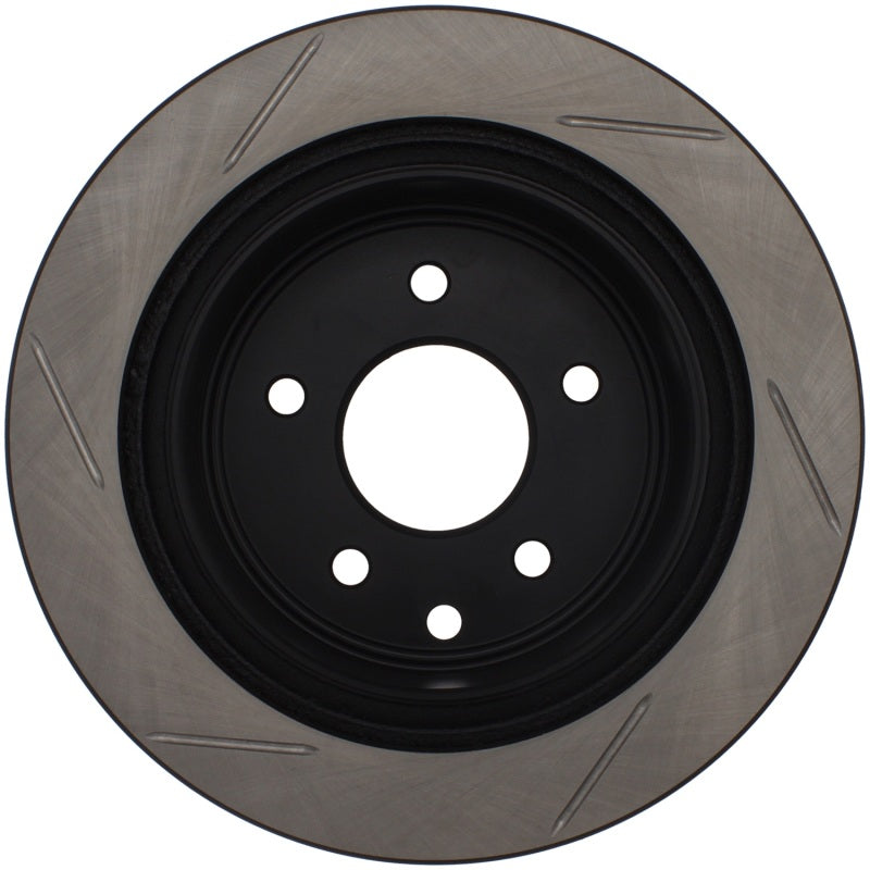 StopTech Power Slot 03-05 350Z / 03-04 G35 / 03-05 G35X SportStop Slotted Rear Left Rotor-Brake Rotors - Slotted-Grocery Getter Performance