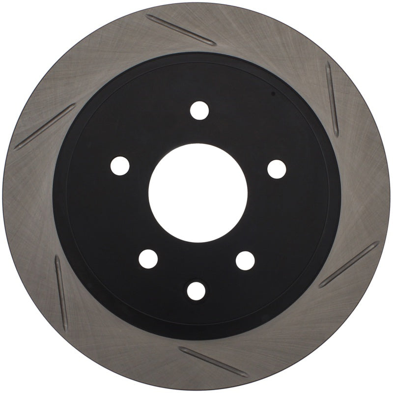 StopTech Power Slot 03-05 350Z / 03-04 G35 / 03-05 G35X SportStop Slotted Rear Left Rotor-Brake Rotors - Slotted-Grocery Getter Performance
