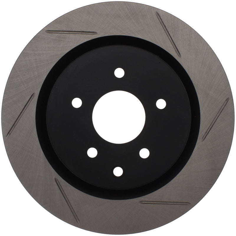 StopTech Power Slot 03-07 350z/ 03-04 G35 w/ Brembo SportStop Slotted Rear Left Rotor-Brake Rotors - Slotted-Grocery Getter Performance