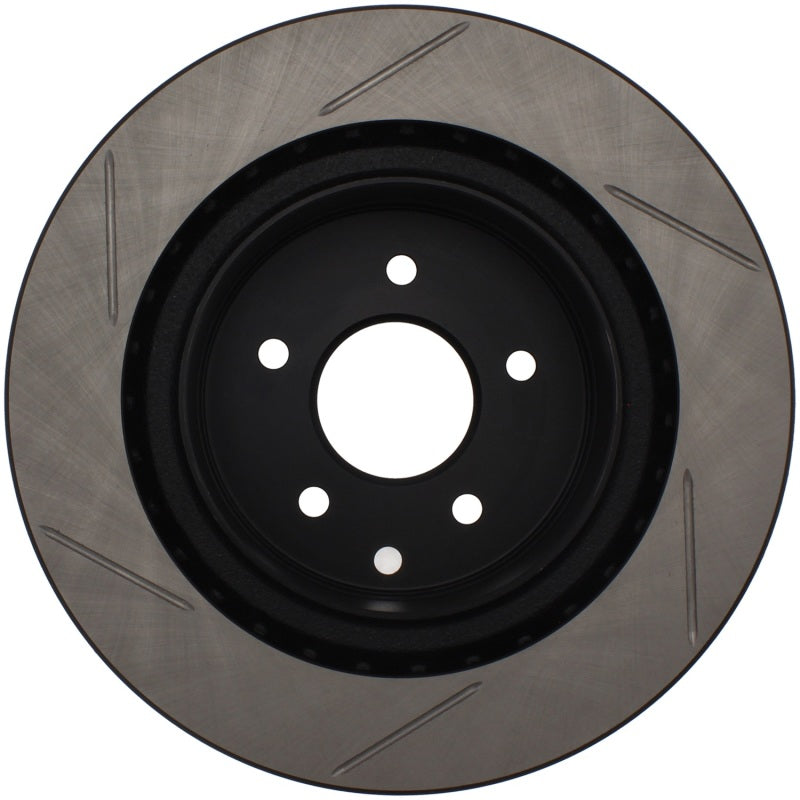 StopTech Power Slot 03-07 350z/ 03-04 G35 w/ Brembo SportStop Slotted Rear Right Rotor-Brake Rotors - Slotted-Grocery Getter Performance