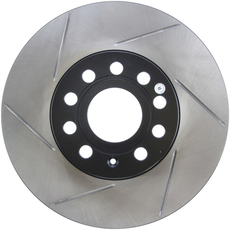 StopTech Power Slot 05-10 VW Jetta (except Wagon) Front Left Slotted Rotor-Brake Rotors - Slotted-Grocery Getter Performance