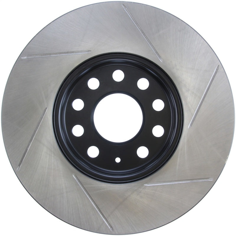 StopTech Power Slot 05-10 VW Jetta (except Wagon) Front Right Slotted Rotor-Brake Rotors - Slotted-Grocery Getter Performance