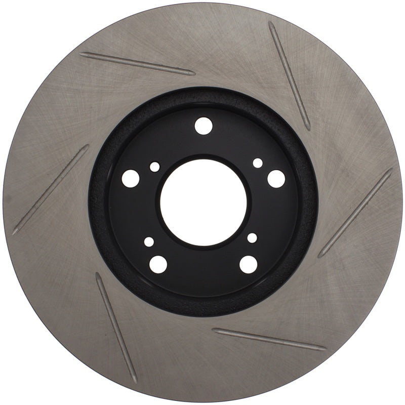 StopTech Power Slot 06-08 Civic GX / 02-04 CR-V / 98-02 Honda Accord V6 / 03-07 Accord 4 cyl/V6 MT-Brake Rotors - Slotted-Grocery Getter Performance