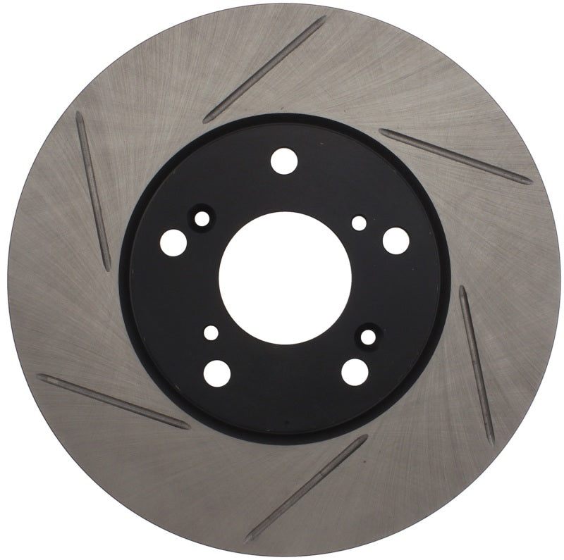 StopTech Power Slot 06-08 Civic GX / 02-04 CR-V / 98-02 Honda Accord V6 / 03-07 Accord 4 cyl/V6 MT-Brake Rotors - Slotted-Grocery Getter Performance