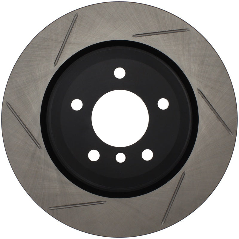 StopTech Power Slot 06 BMW 330 Series / 07-09 335 Series Rear Right Slotted Rotor-Brake Rotors - Slotted-Grocery Getter Performance