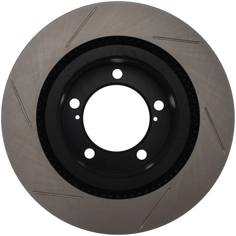 StopTech Power Slot 08-09 Toyota Sequoia / 07-09 Tundra Slotted Left Front Rotor-Brake Rotors - Slotted-Grocery Getter Performance