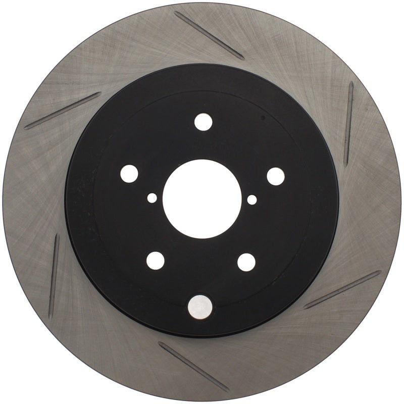 StopTech Power Slot 08-10 Subaru Impreza STi Rear Left Slotted Rotor-Brake Rotors - Slotted-Grocery Getter Performance