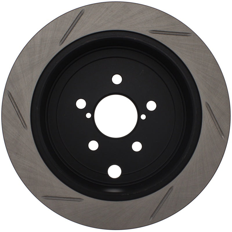 StopTech Power Slot 08-10 WRX Rear Left Slotted Rotor-Brake Rotors - Slotted-Grocery Getter Performance
