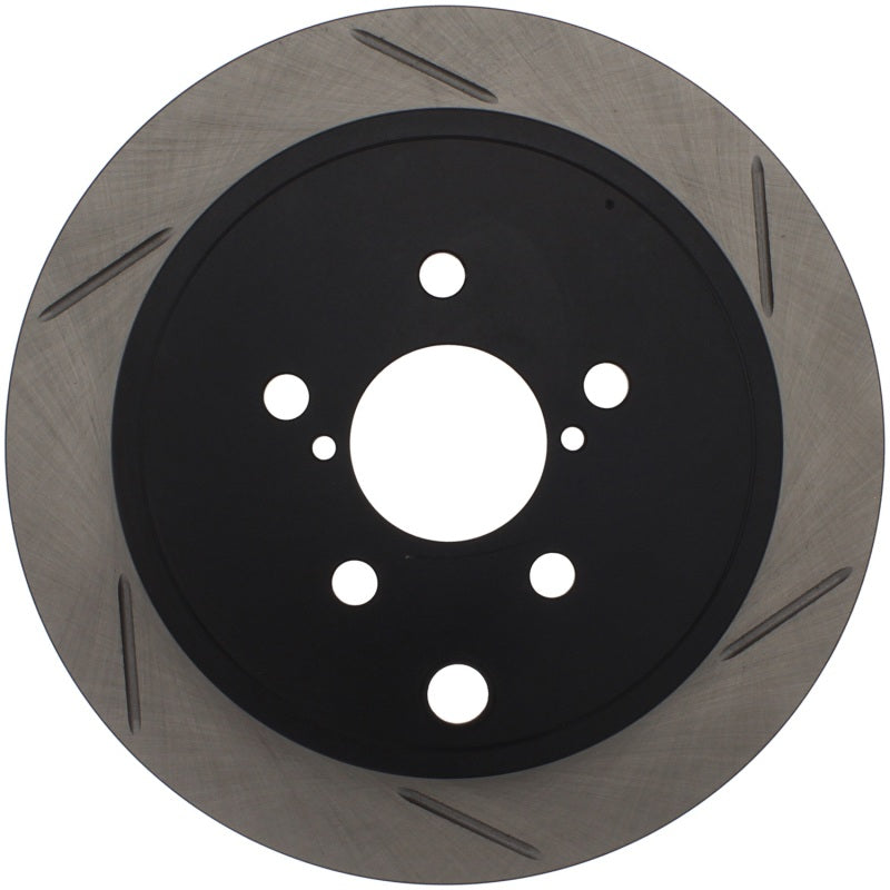 StopTech Power Slot 08-10 WRX Rear Left Slotted Rotor-Brake Rotors - Slotted-Grocery Getter Performance