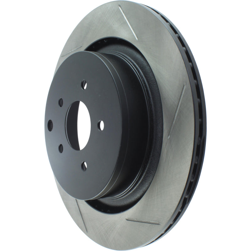 StopTech Power Slot 09 Infiniti FX50 5.0L-V8 Slotted Rear Left Rotor-Brake Rotors - Slotted-Grocery Getter Performance