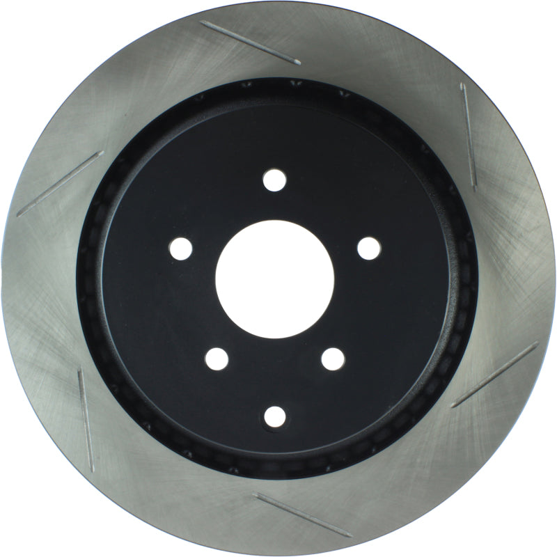 StopTech Power Slot 09 Infiniti FX50 5.0L-V8 Slotted Rear Left Rotor-Brake Rotors - Slotted-Grocery Getter Performance