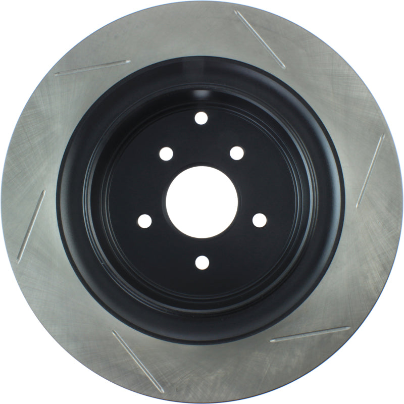 StopTech Power Slot 09 Infiniti FX50 5.0L-V8 Slotted Rear Right Rotor-Brake Rotors - Slotted-Grocery Getter Performance