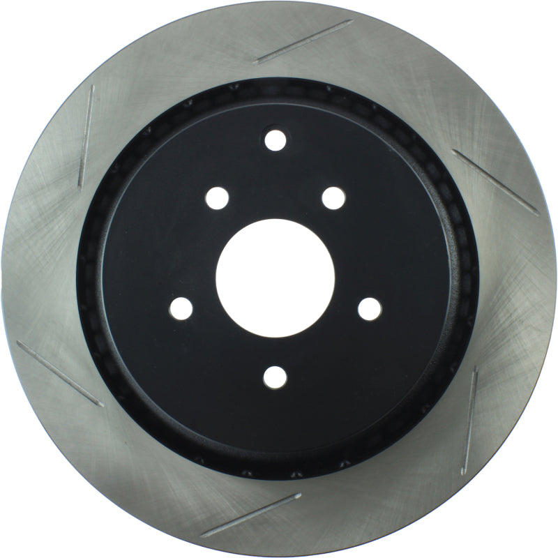 StopTech Power Slot 09 Infiniti FX50 5.0L-V8 Slotted Rear Right Rotor-Brake Rotors - Slotted-Grocery Getter Performance