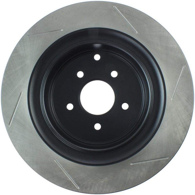 StopTech Power Slot 09 Infiniti FX50 5.0L-V8 Slotted Rear Right Rotor-Brake Rotors - Slotted-Grocery Getter Performance