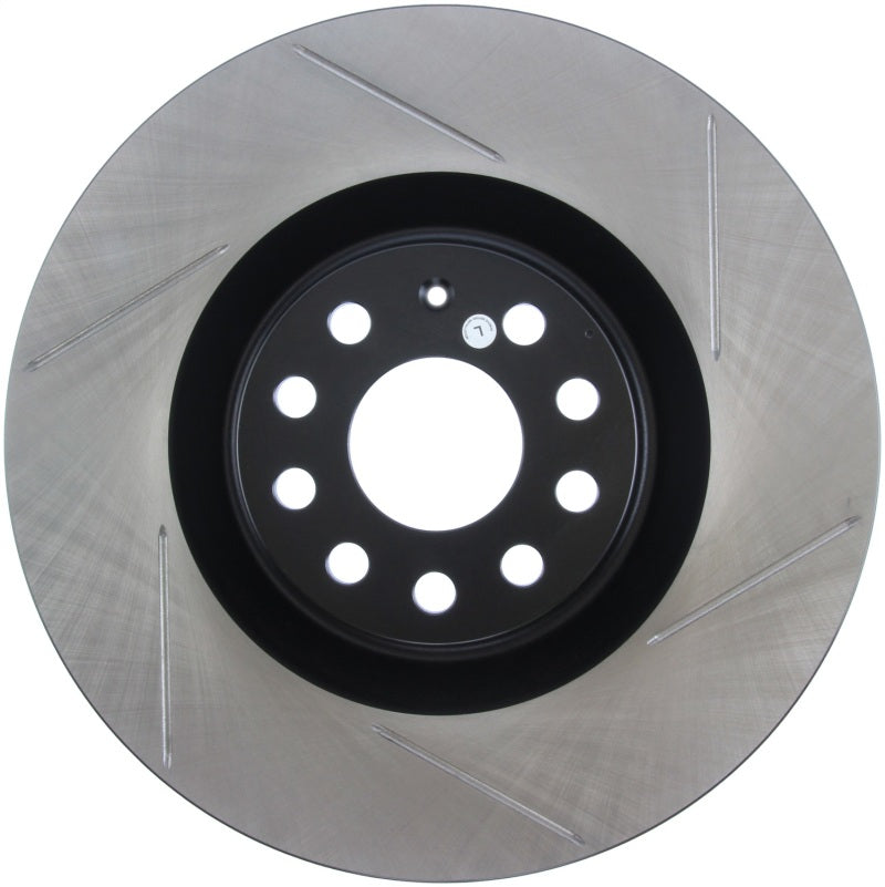 StopTech Power Slot 09 VW CC (Passat CC) / 06-09 Passat Front Left Slotted Rotor-Brake Rotors - Slotted-Grocery Getter Performance