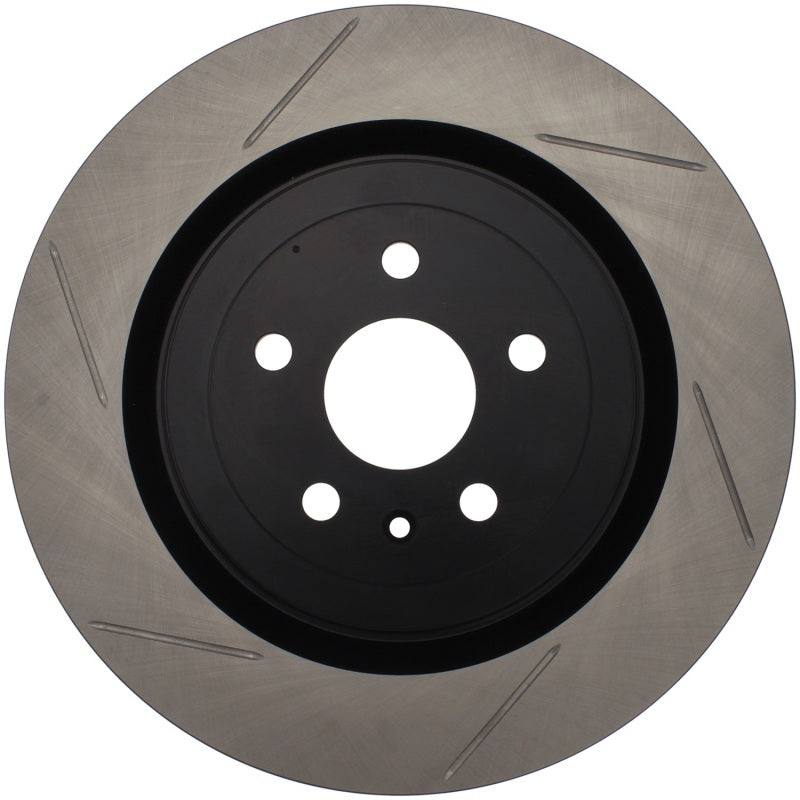 StopTech Power Slot 10 Camaro SS 8cyl Rear Right Slotted Rotor-Brake Rotors - Slotted-Grocery Getter Performance