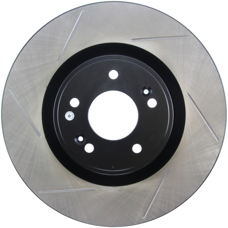 StopTech Power Slot 10 Hyundai Genesis Coupe Track Front Right Slotted Rotor-Brake Rotors - Slotted-Grocery Getter Performance