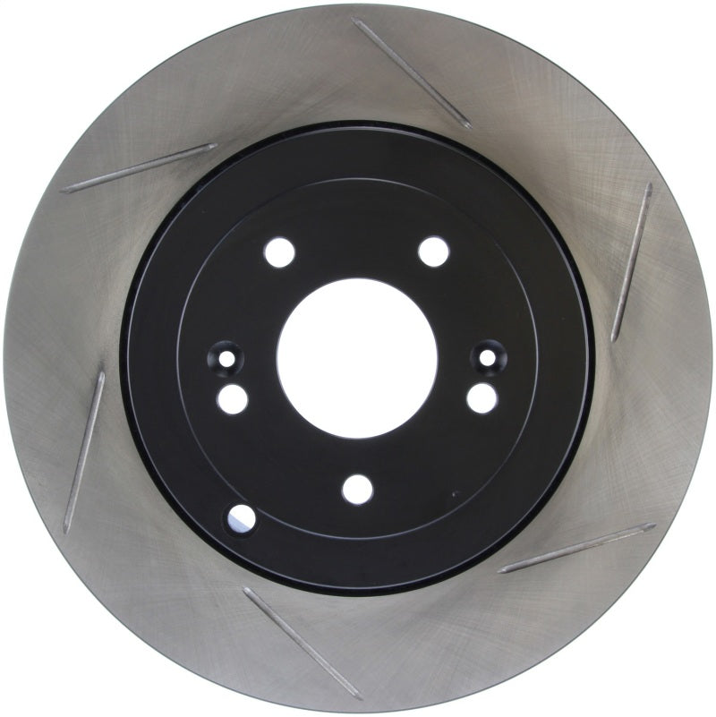StopTech Power Slot 10 Hyundai Genesis Coupe Track Rear Left Slotted Rotor-Brake Rotors - Slotted-Grocery Getter Performance