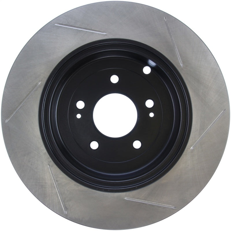 StopTech Power Slot 10 Hyundai Genesis Coupe Track Rear Right Slotted Rotor-Brake Rotors - Slotted-Grocery Getter Performance