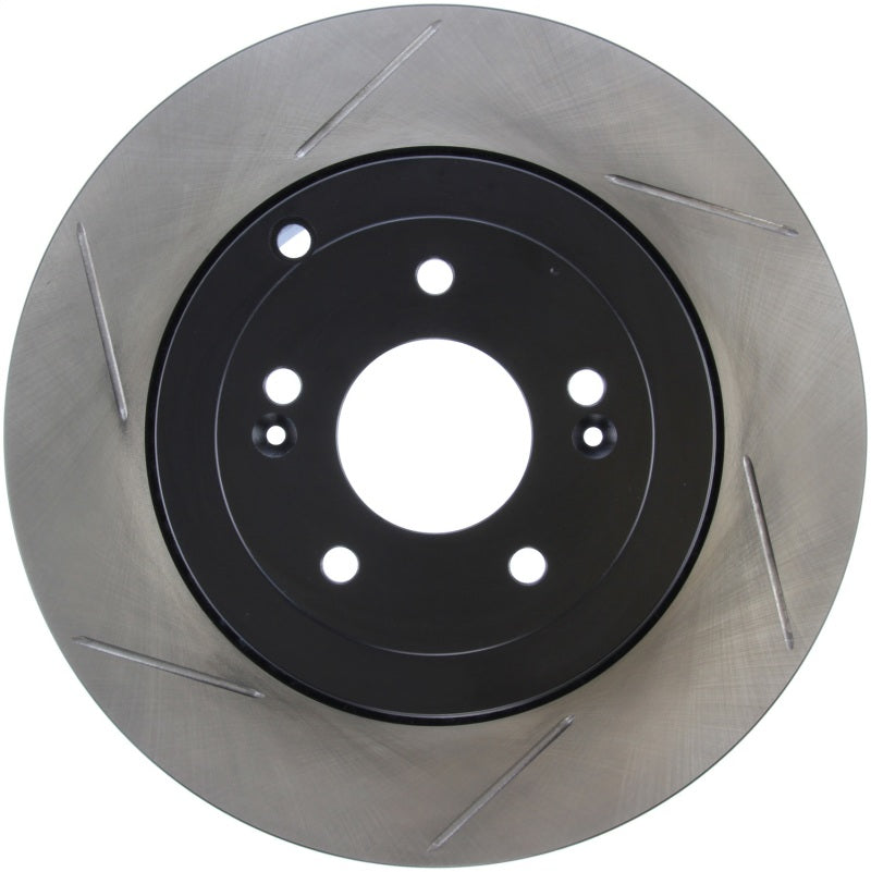 StopTech Power Slot 10 Hyundai Genesis Coupe Track Rear Right Slotted Rotor-Brake Rotors - Slotted-Grocery Getter Performance