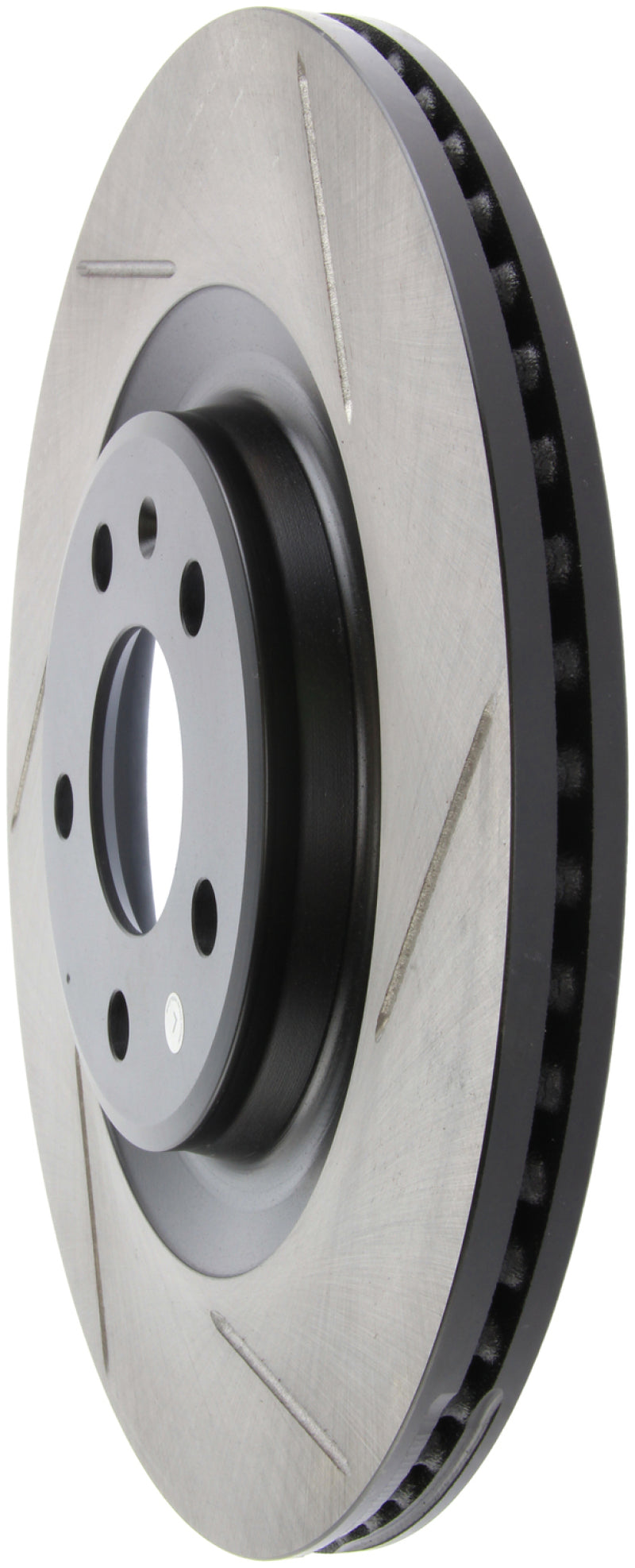 StopTech Power Slot 12-13 Audi A6 Quattro/11-12 A7 Quattro / 10-13 S4 Rear Left Slotted Rotor-Brake Rotors - Slotted-Grocery Getter Performance