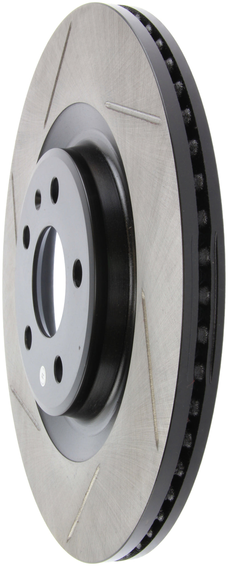 StopTech Power Slot 12-13 Audi A6 Quattro/11-12 A7 Quattro / 10-13 S4 Rear Right Slotted Rotor-Brake Rotors - Slotted-Grocery Getter Performance
