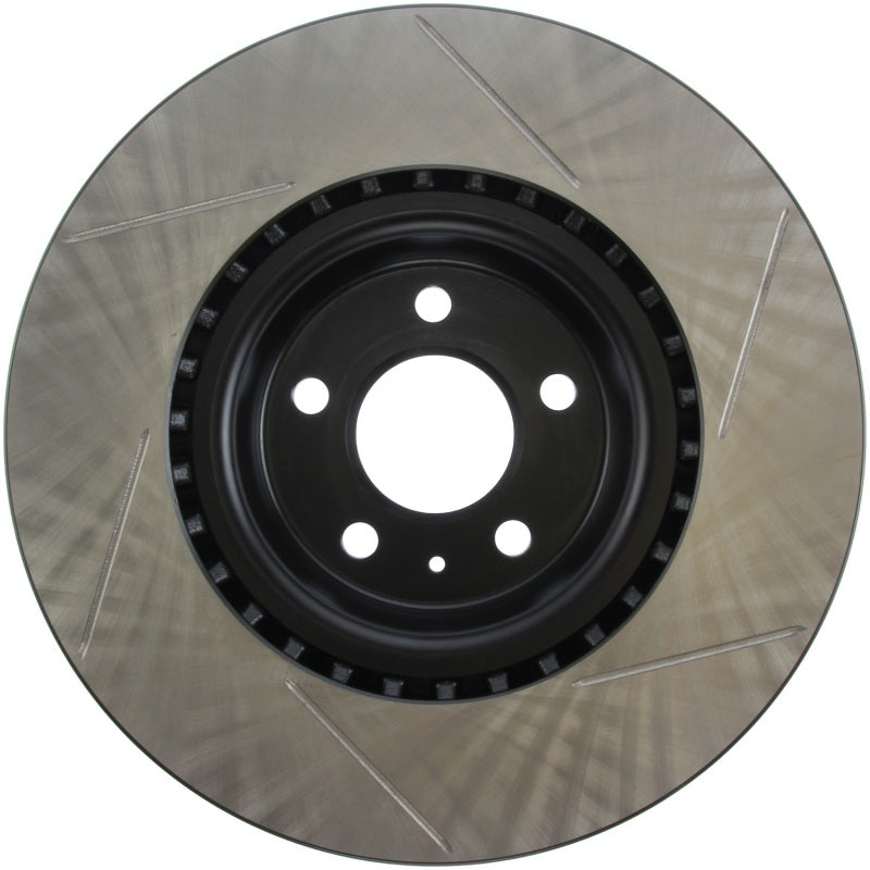 StopTech Power Slot 12 Audi A6 Quattro/11-12 A7 Quattro / 07/11-13 S4 Front Right Slotted Rotor-Brake Rotors - Slotted-Grocery Getter Performance