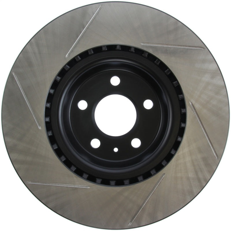 StopTech Power Slot 12 Audi A6 Quattro/11-12 A7 Quattro / 7/11-13 S4 Front Left Slotted Rotor-Brake Rotors - Slotted-Grocery Getter Performance