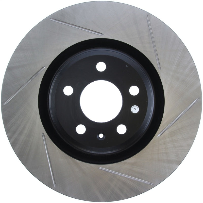 StopTech Power Slot 12 Audi A6 Quattro/11-12 A7 Quattro / 7/11-13 S4 Front Left Slotted Rotor-Brake Rotors - Slotted-Grocery Getter Performance