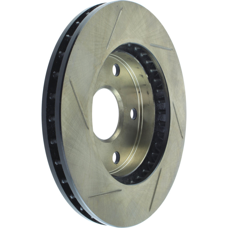 StopTech Power Slot 1/90-95 Toyota MR2 Front Left SportStop Slotted Rotor-Brake Rotors - Slotted-Grocery Getter Performance