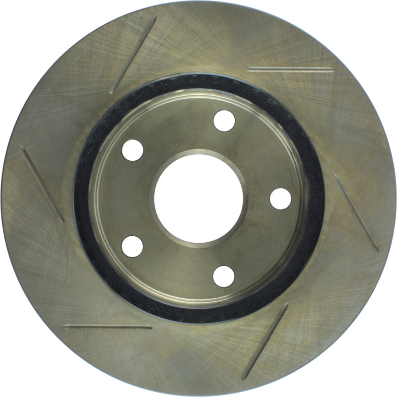 StopTech Power Slot 1/90-95 Toyota MR2 Front Left SportStop Slotted Rotor-Brake Rotors - Slotted-Grocery Getter Performance