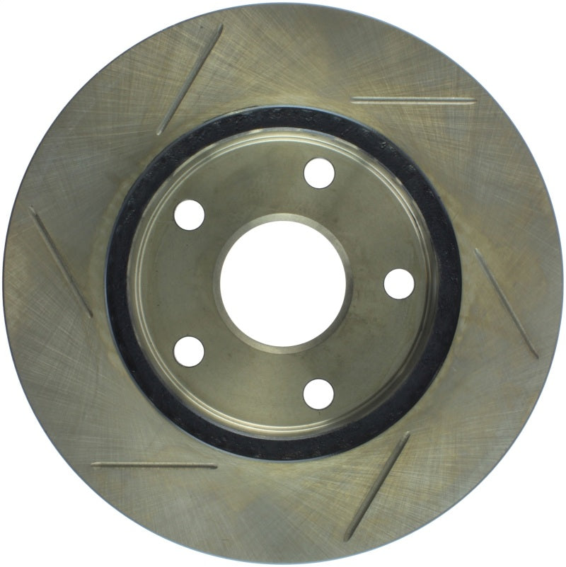 StopTech Power Slot 1/90-95 Toyota MR2 Front Left SportStop Slotted Rotor-Brake Rotors - Slotted-Grocery Getter Performance