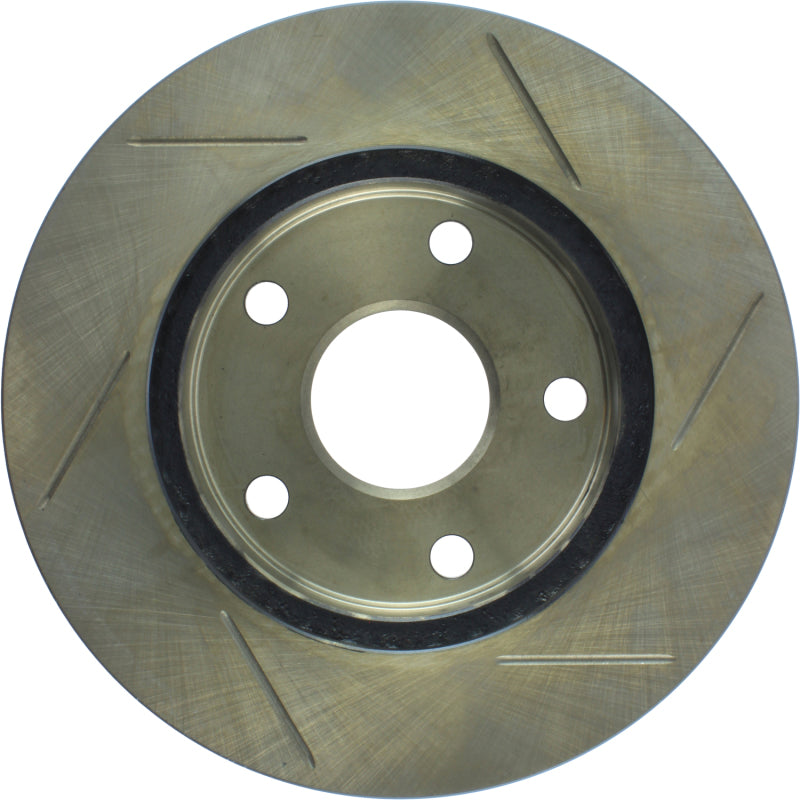 StopTech Power Slot 1/90-95 Toyota MR2 Front Right SportStop Slotted Rotor-Brake Rotors - Slotted-Grocery Getter Performance