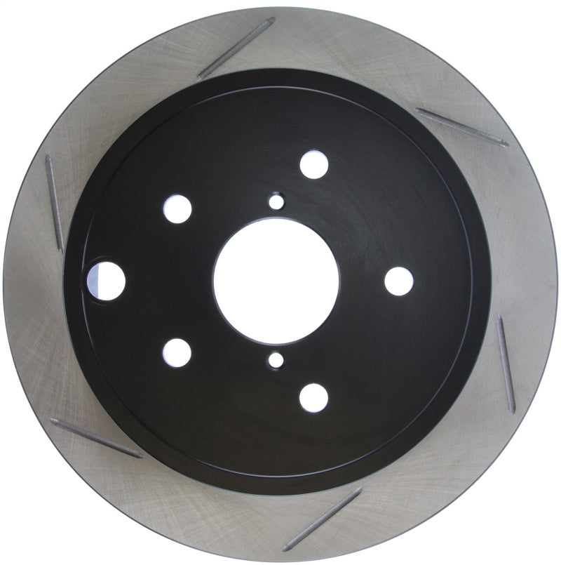 StopTech Power Slot 2015 Subaru WRX (w/o EyeSight) Rear Right Slotted Rotor-Brake Rotors - Slotted-Grocery Getter Performance