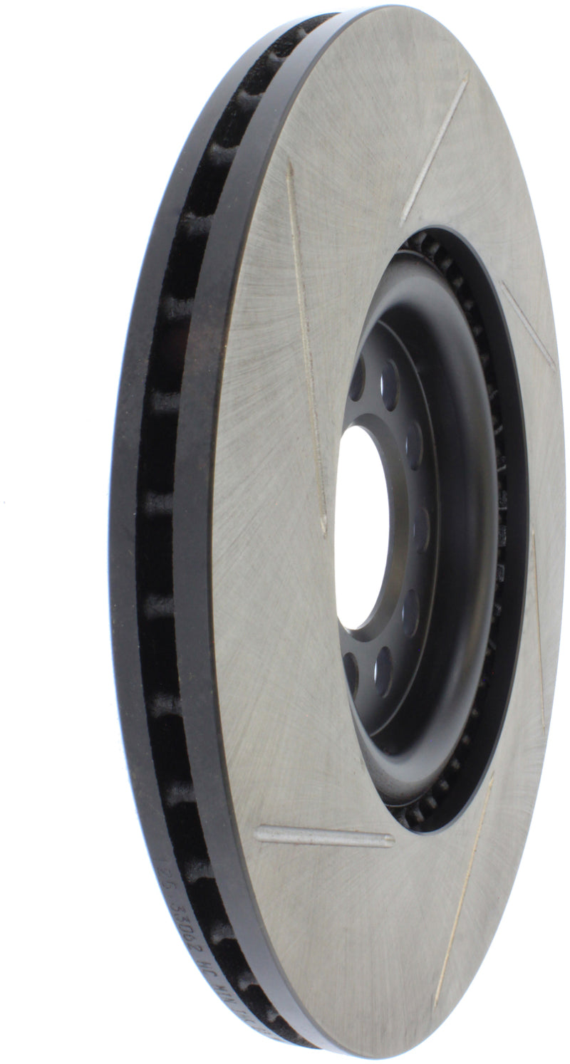StopTech Power Slot 3/99-06 Audi TT/00-06 TT Quattro / 03-05 VW Golf GTi Left Front Slotted Rotor-Brake Rotors - Slotted-Grocery Getter Performance