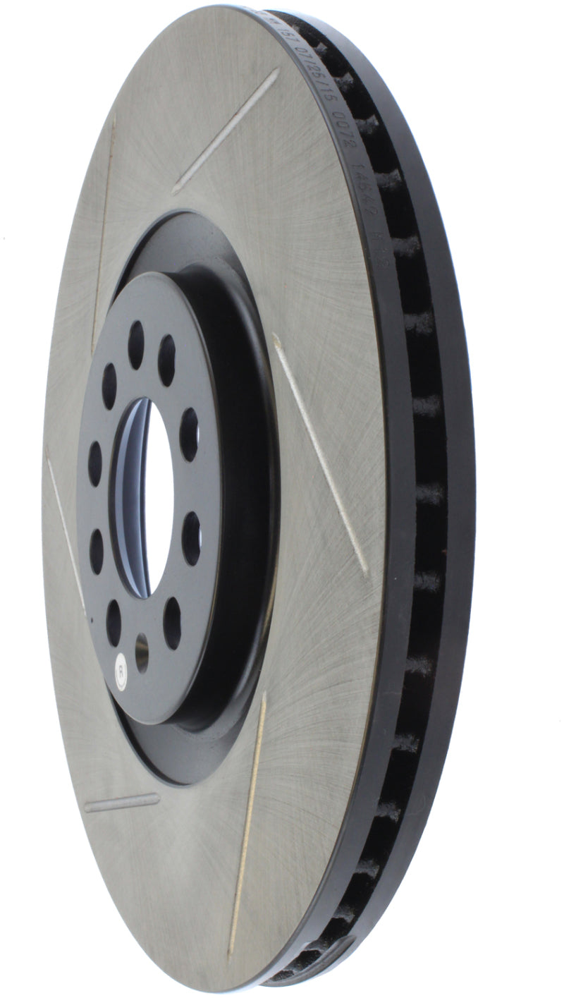 StopTech Power Slot 3/99-06 Audi TT/00-06 TT Quattro / 03-05 VW Golf GTi Right Front Slotted Rotor-Brake Rotors - Slotted-Grocery Getter Performance