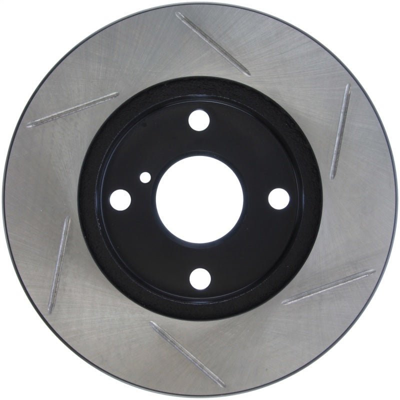 StopTech Power Slot 89-93 Mazda Miata SportStop Slotted Front Right Rotor-Brake Rotors - Slotted-Grocery Getter Performance