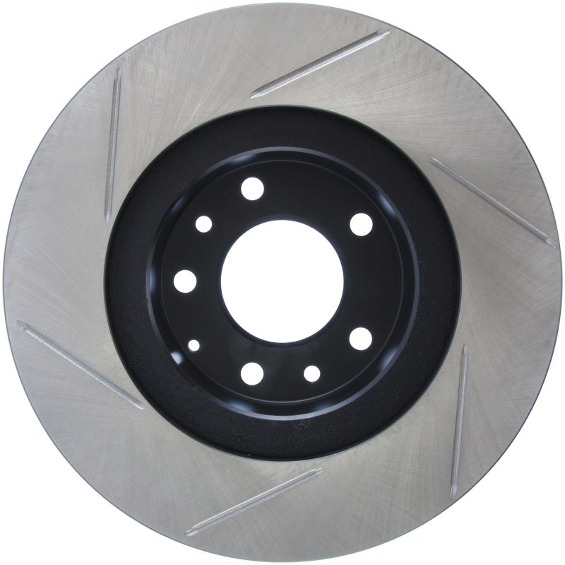 StopTech Power Slot 93-95 Mazda RX-7 SportStop Slotted Front Left Rotor-Brake Rotors - Slotted-Grocery Getter Performance