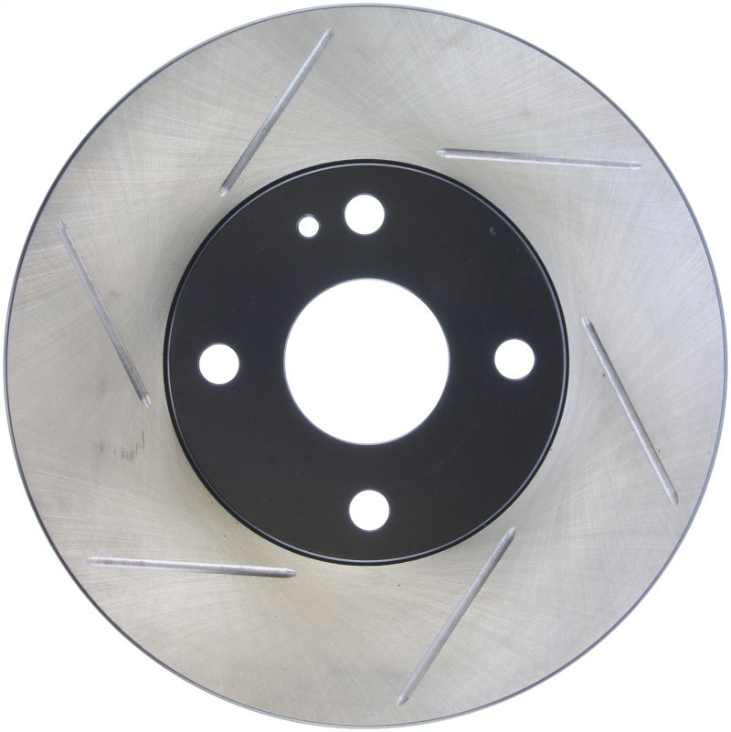 StopTech Power Slot 94-97/99-05 Mazda Miata (01-05 Normal Suspension Only) Slotted Front Right Rotor-Brake Rotors - Slotted-Grocery Getter Performance