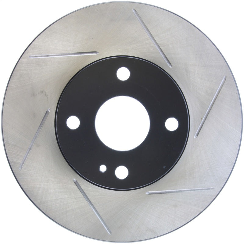 StopTech Power Slot 94-97/99-05 Mazda Miata (01-05 Normal Suspension Only) SportStop Slotted Front-Brake Rotors - Slotted-Grocery Getter Performance