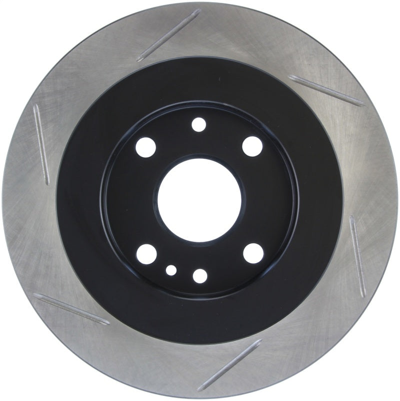 StopTech Power Slot 94-97/99-05 Mazda Miata (01-05 Normal Suspension Only) SportStop Slotted Rear L-Brake Rotors - Slotted-Grocery Getter Performance