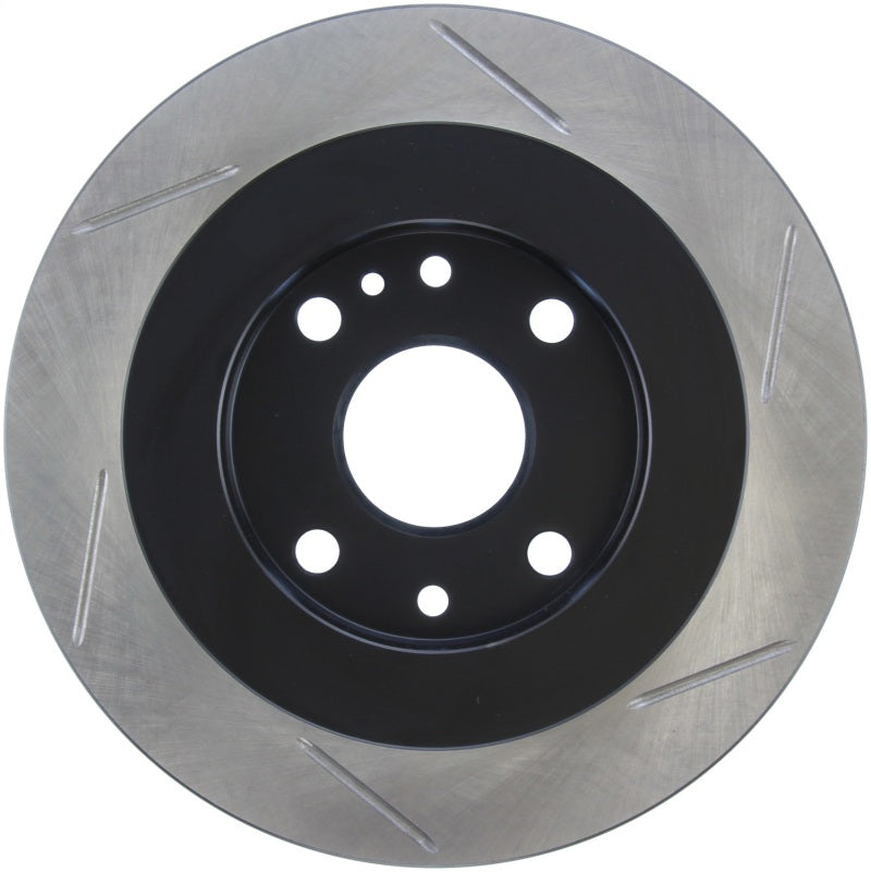 StopTech Power Slot 94-97/99-05 Mazda Miata (01-05 Normal Suspension Only) SportStop Slotted Rear R-Brake Rotors - Slotted-Grocery Getter Performance