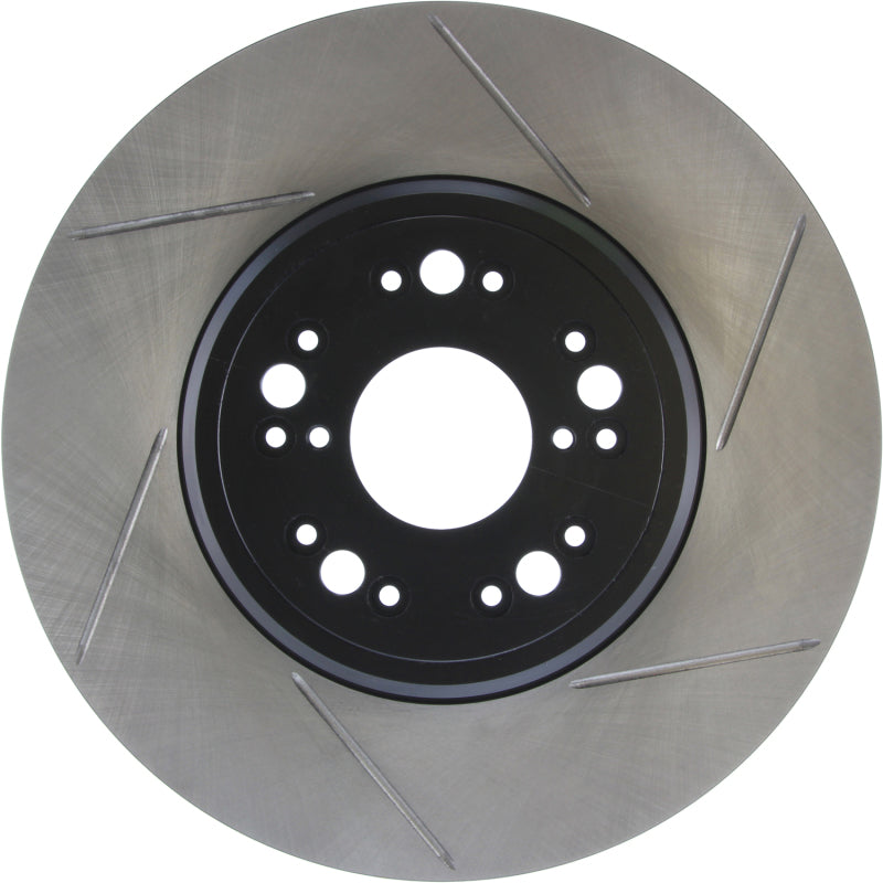 StopTech Power Slot 95-00 Lexus LS400/LS430/LS460/LS600h L Slotted Left Front Rotor-Brake Rotors - Slotted-Grocery Getter Performance